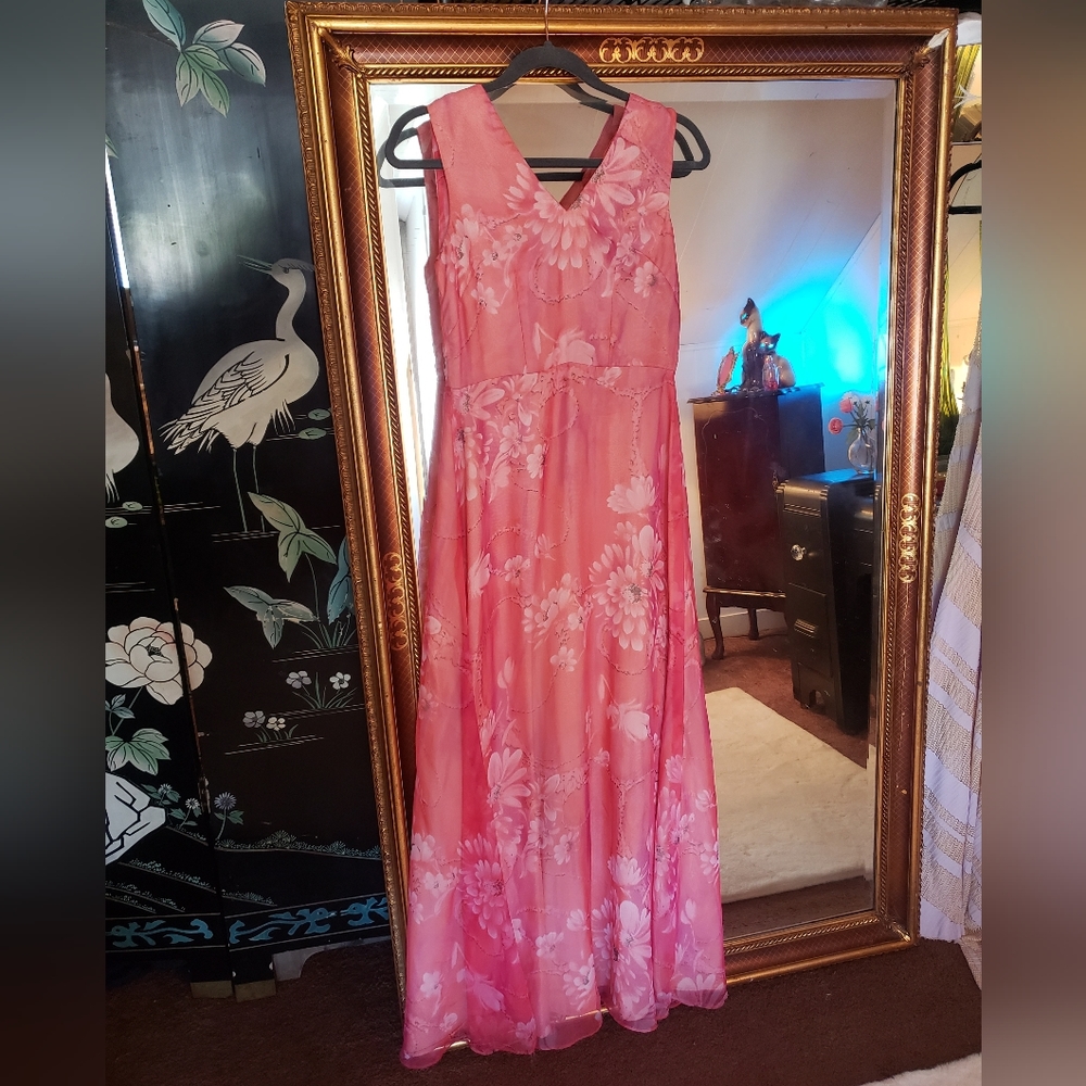 Vintage 60s Floral Dress